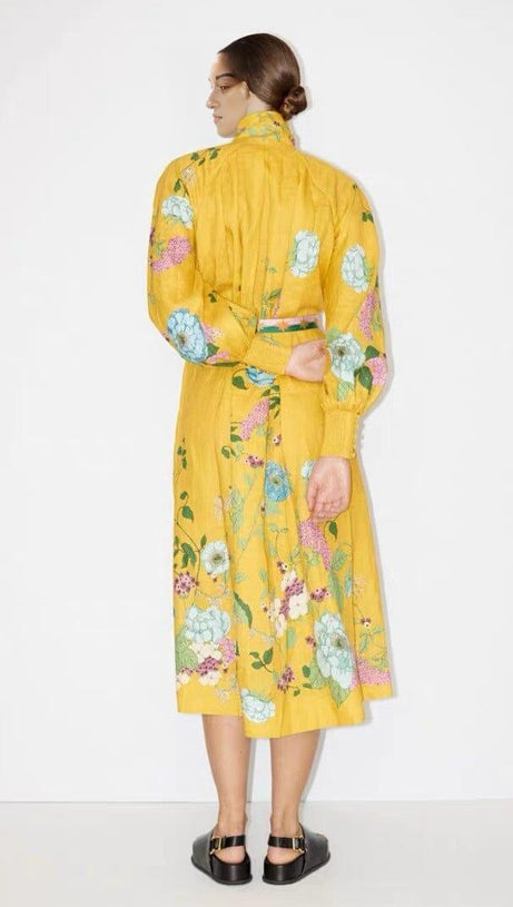 BOHO LOOSE LACE FLORAL MAXI DRESS