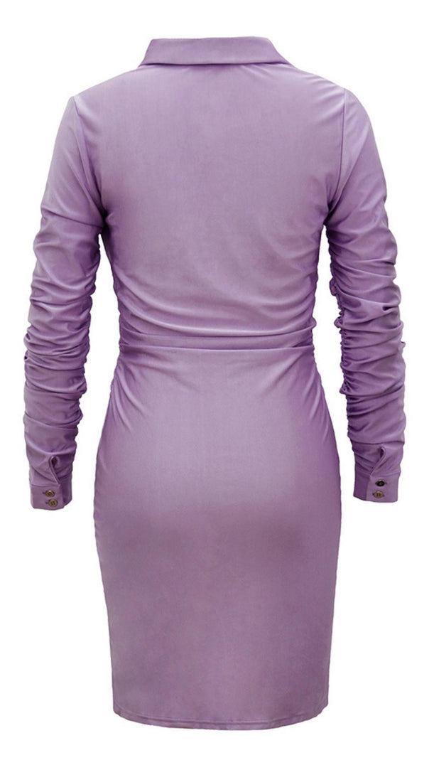 AIIZIE SKIRT MIDI DRESS IN PURPLE - product image