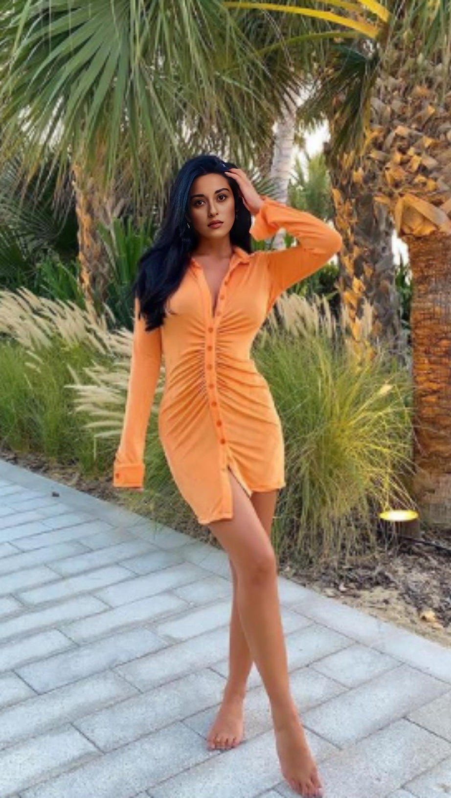 SKIRT MIDI DRESS IN PURPLE