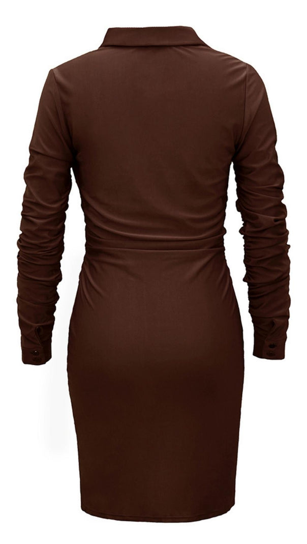 Skirt Midi Dress in Purple