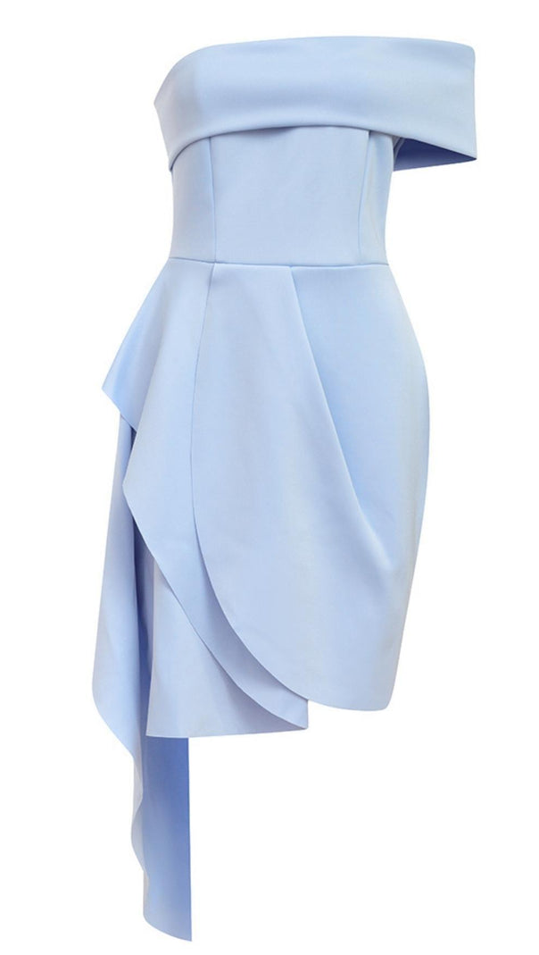 AIIZIE BANDAGE MIDI DRESS IN BLUE - product image