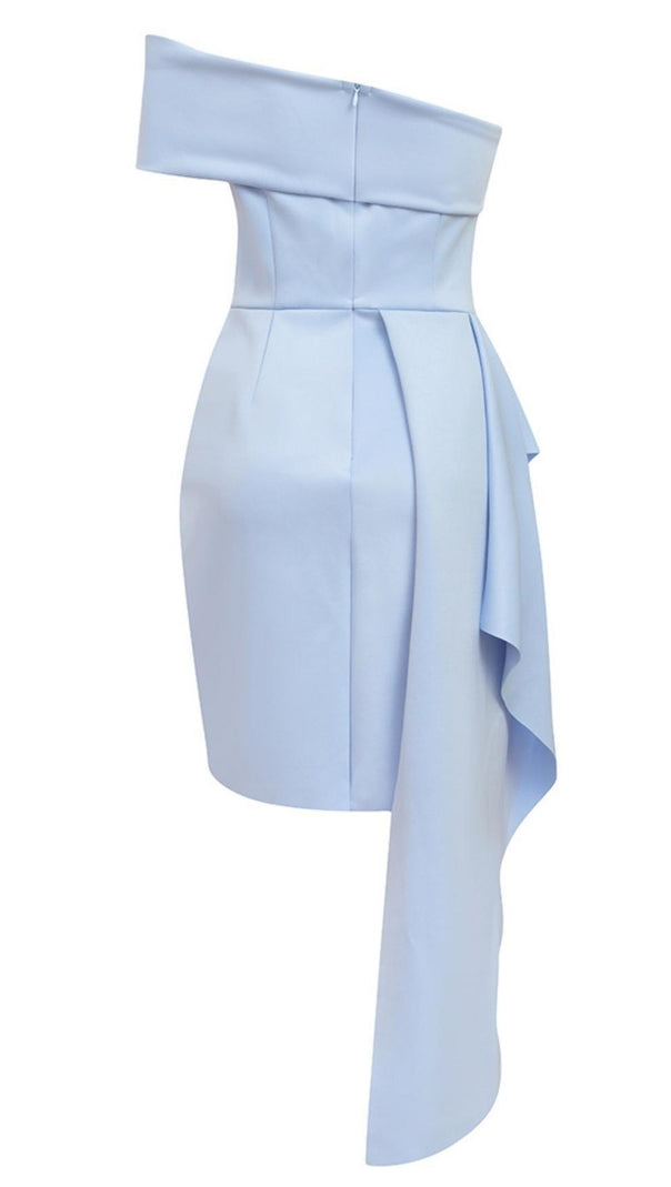 AIIZIE BANDAGE MIDI DRESS IN BLUE - product image