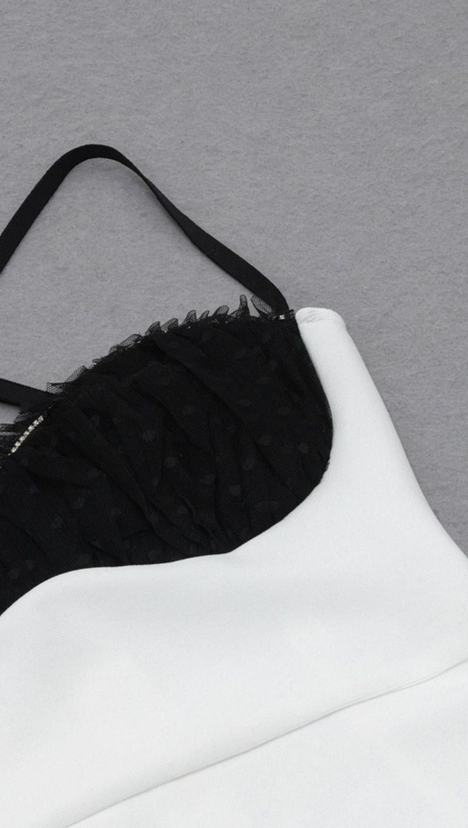 BANDAGE MIDI DRESS IN WHITE