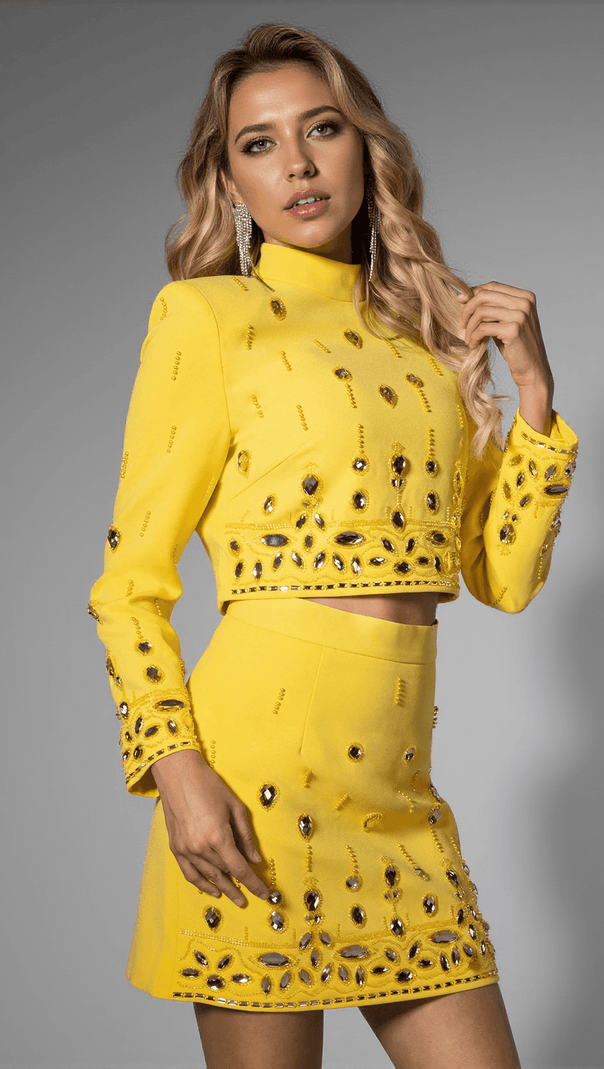 AIIZIE BRISLEY RHINESTONE FLOWER MINI SET - product image