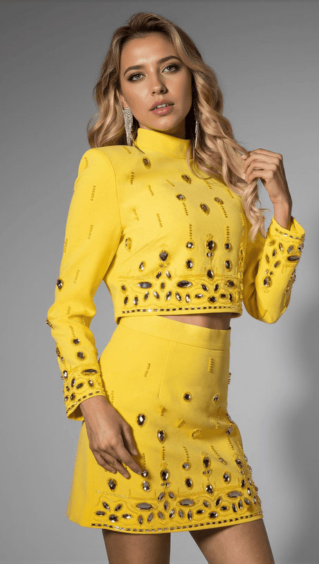 BRISLEY RHINESTONE FLOWER MINI SET