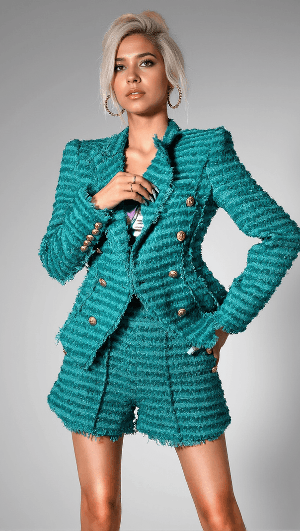 AIIZIE BRIARLEIGH DOUBLE BUTTON TWEED 2 PIECE SET - product image
