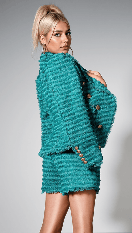 BRIARLEIGH DOUBLE BUTTON TWEED 2 PIECE SET