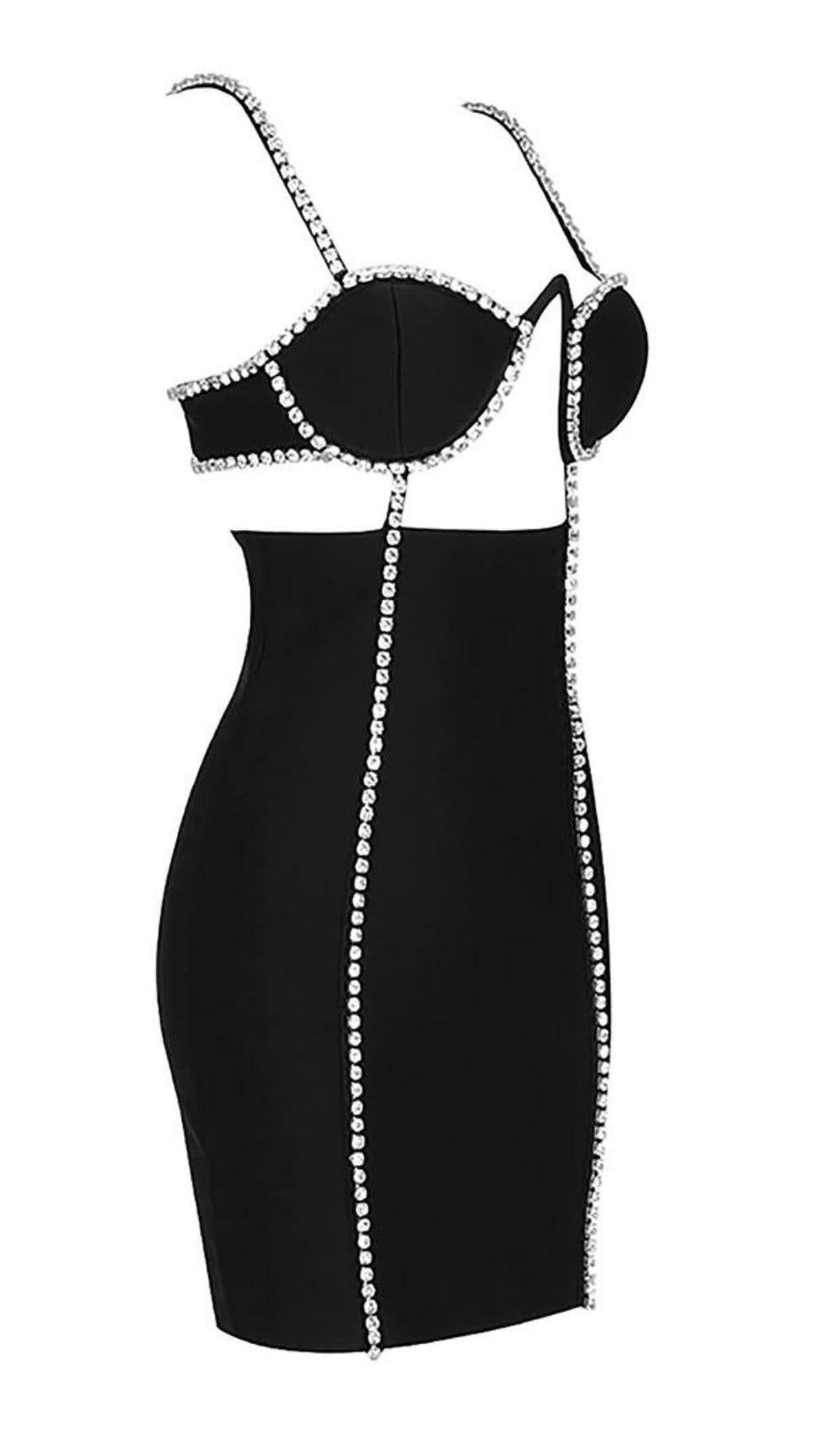 CRYSTAL SPARKLY MINI BANDAGE