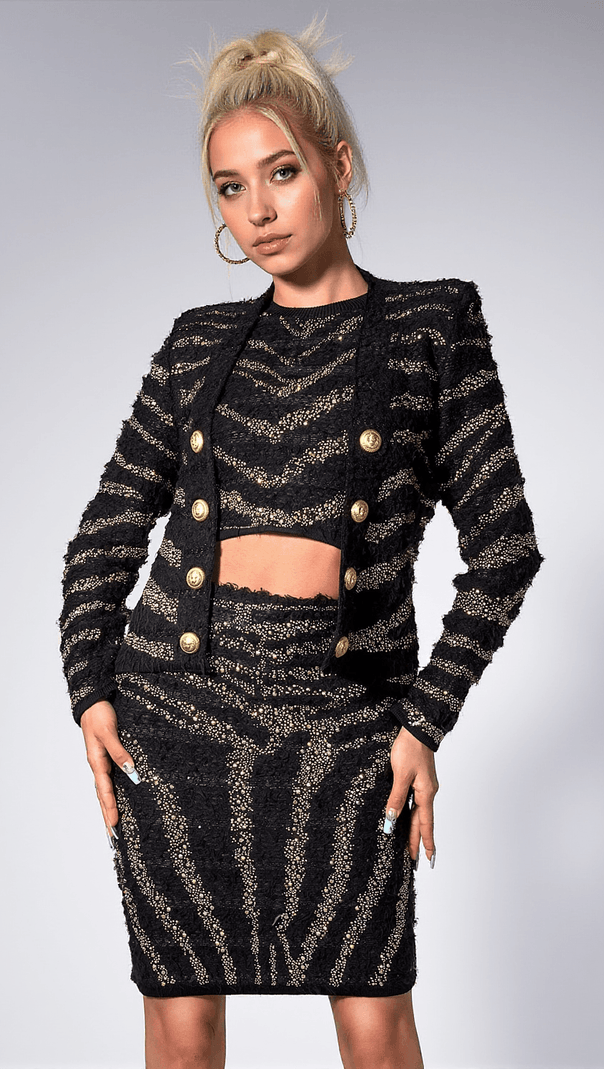AIIZIE GALILEE RHINESTONE BUTTON 3 PIECE SET - product image