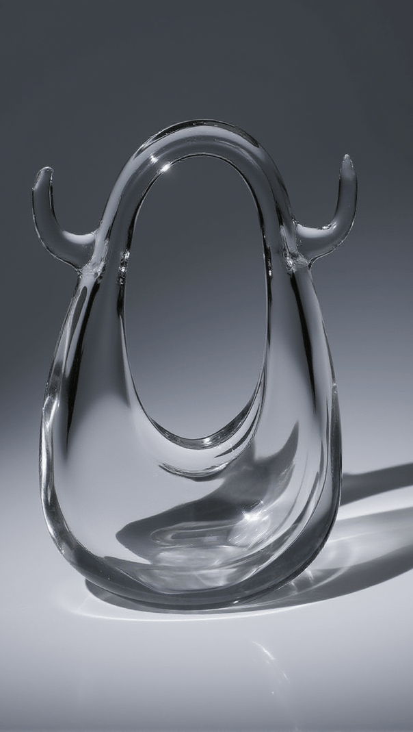 AIIZIE ELVIRA CLEAR GLASS BAG - product image