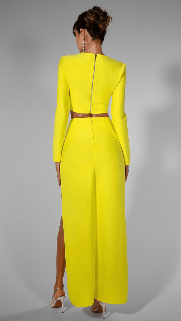 AIIZIE DAELA STAR HIGHT SLIT 2 PIECE DRESS SET - product image