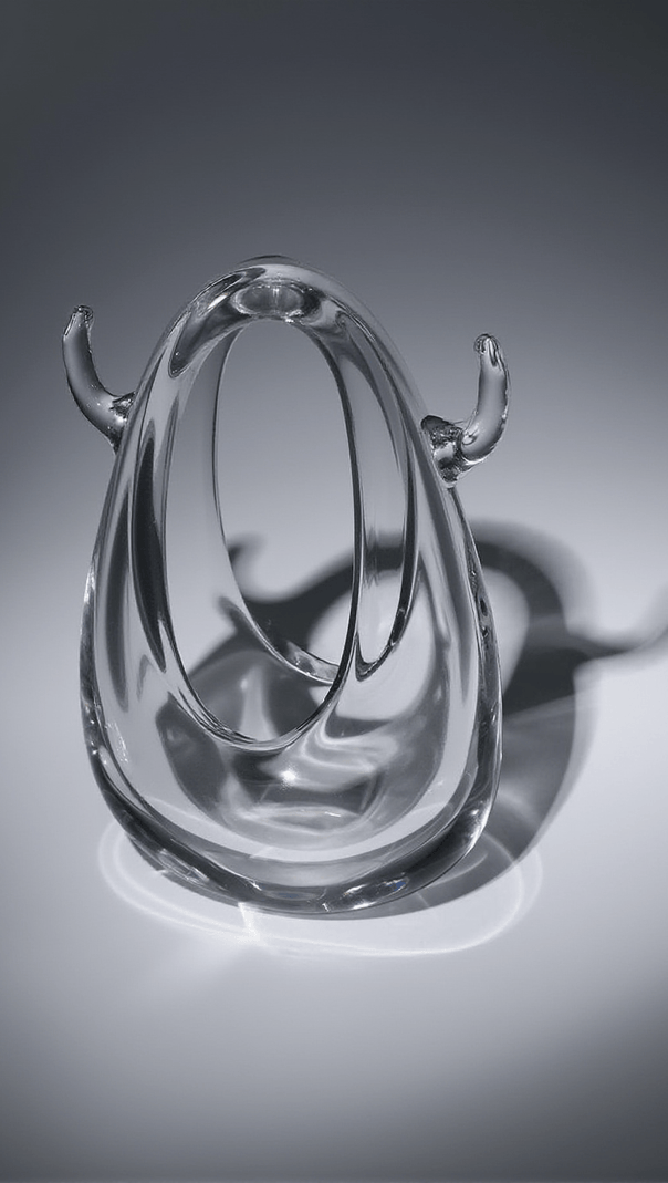 AIIZIE ELVIRA CLEAR GLASS BAG - product image