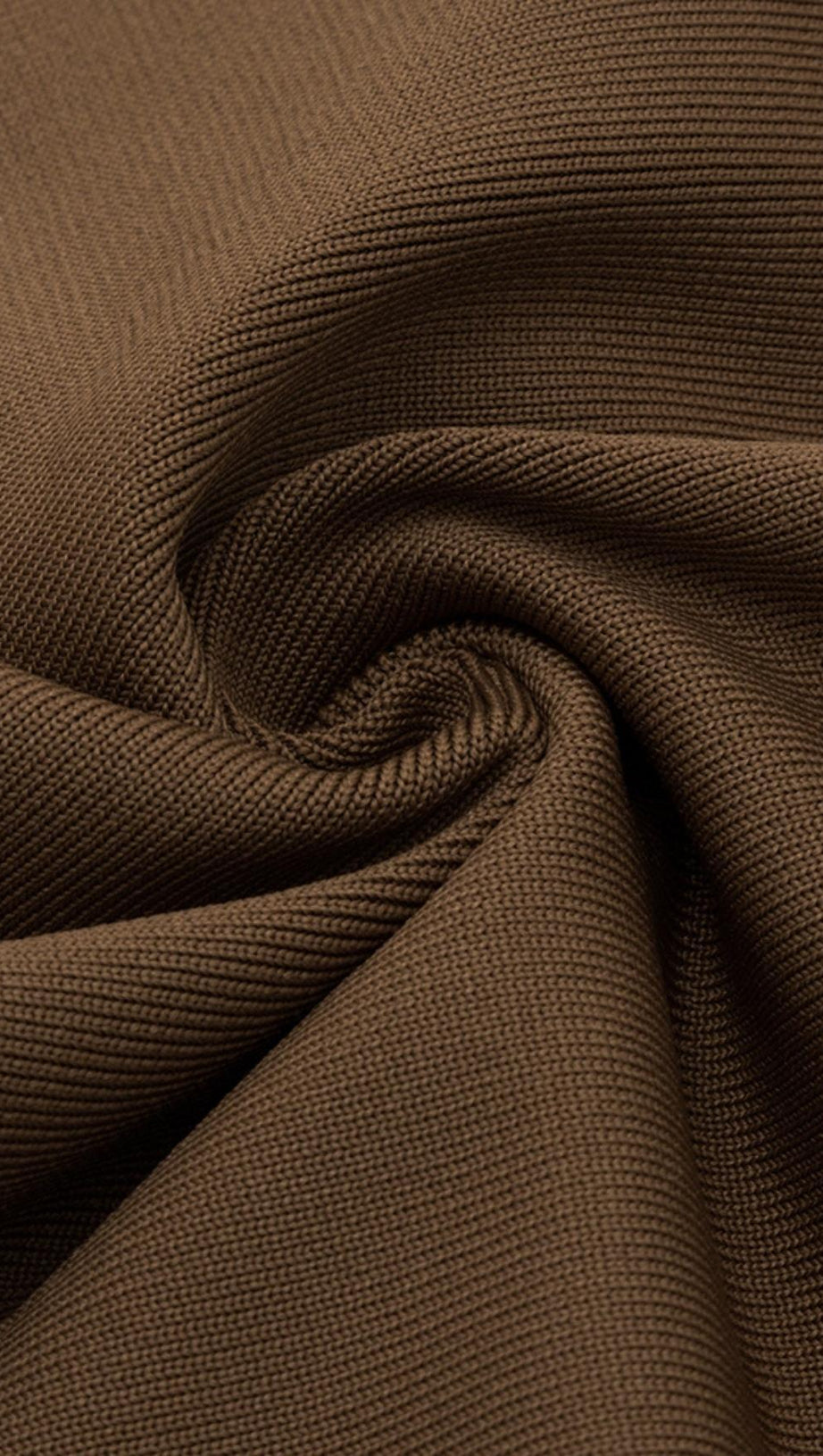 CORSET MAXI DRESS IN BROWN