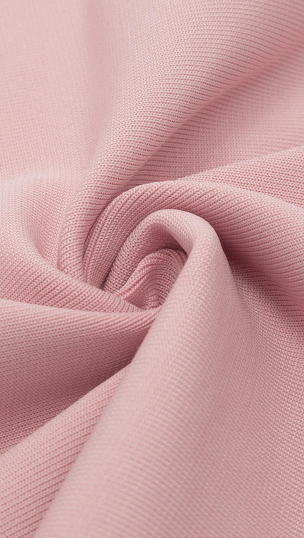 AIIZIE STRAPLESS MIDI DRESS IN PINK - product image