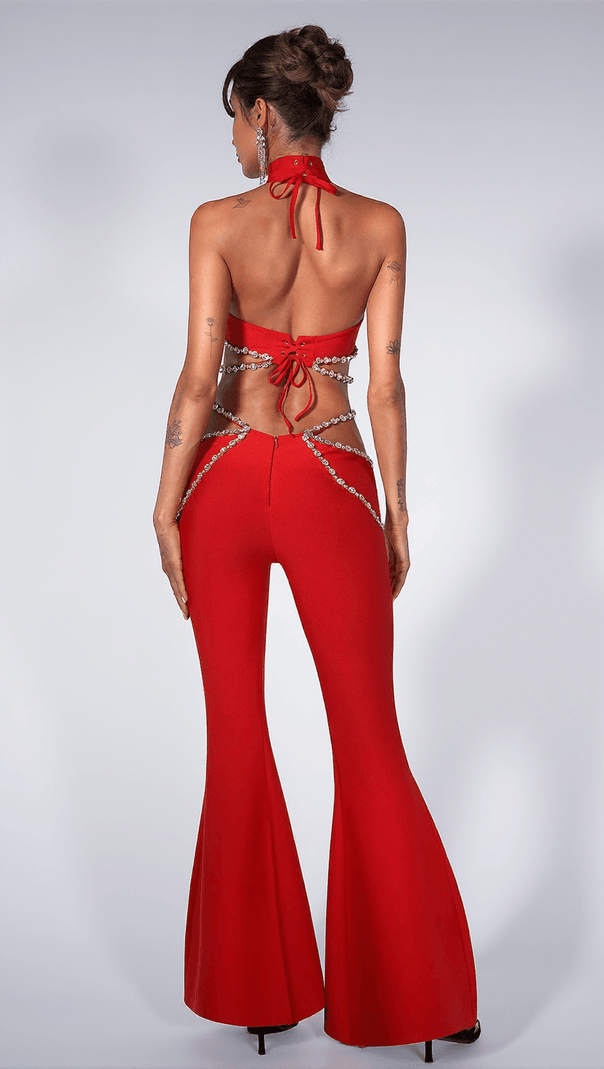 AIIZIE CALLEIGH DIAMOND CHAIN HALTER SET - product image