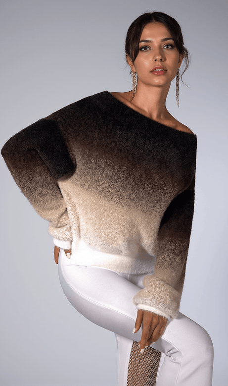 Camiyah Gradient Knit Sweater