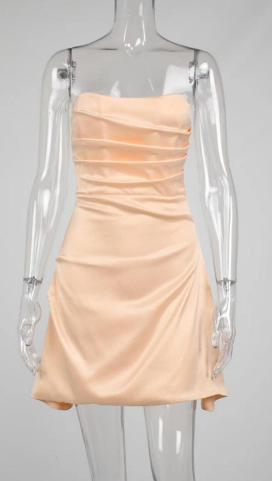 STRAPLESS CORSET DRESS