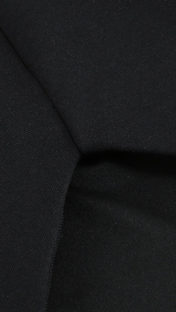 AIIZIE CUT OUT MIDI DRESS IN BLACK - product image