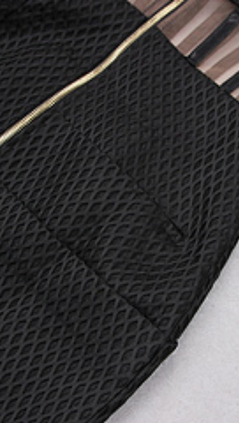 STRAPLESS CORSET DRESS IN BLACK