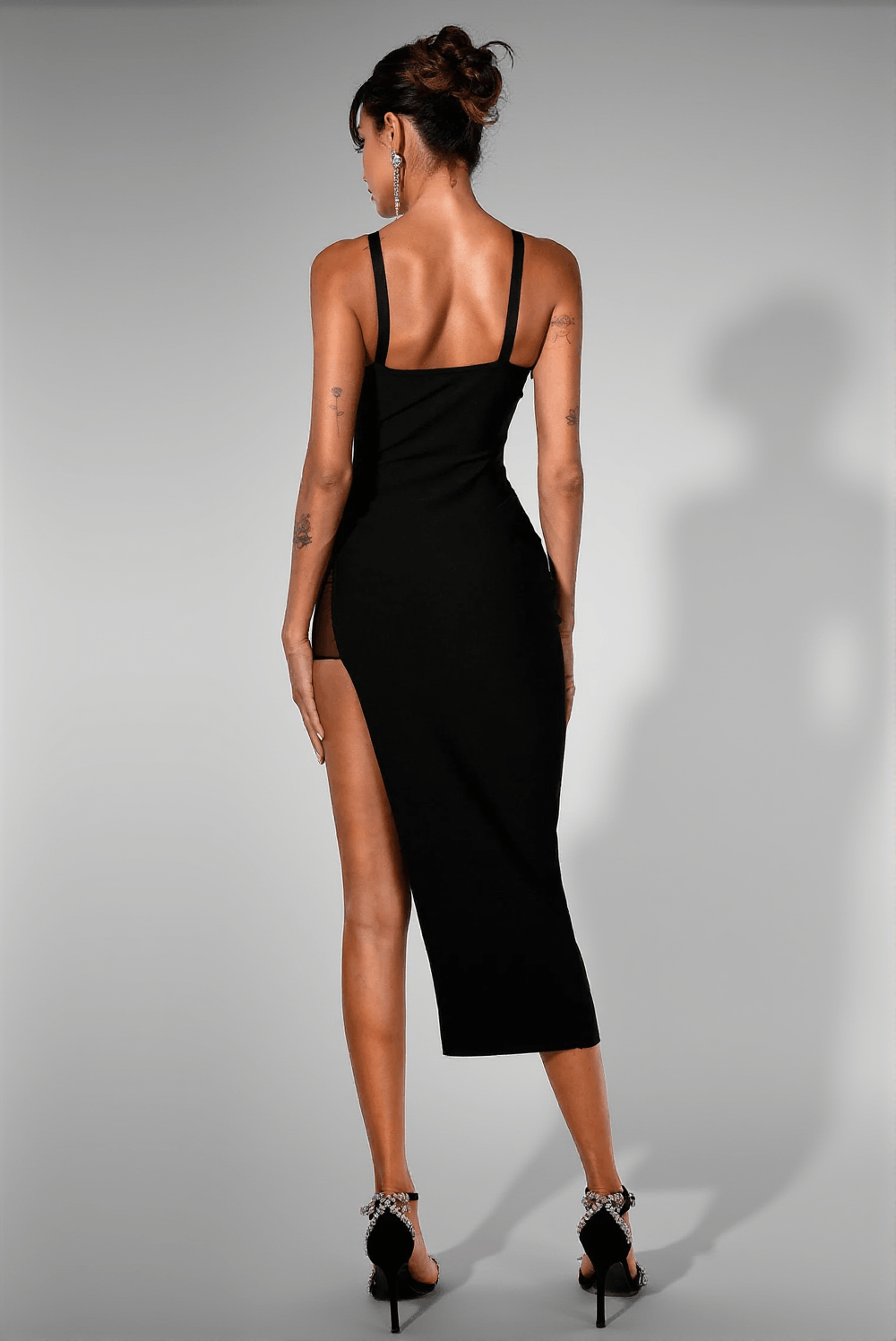 Braden Mesh Cutout See Through Dress
