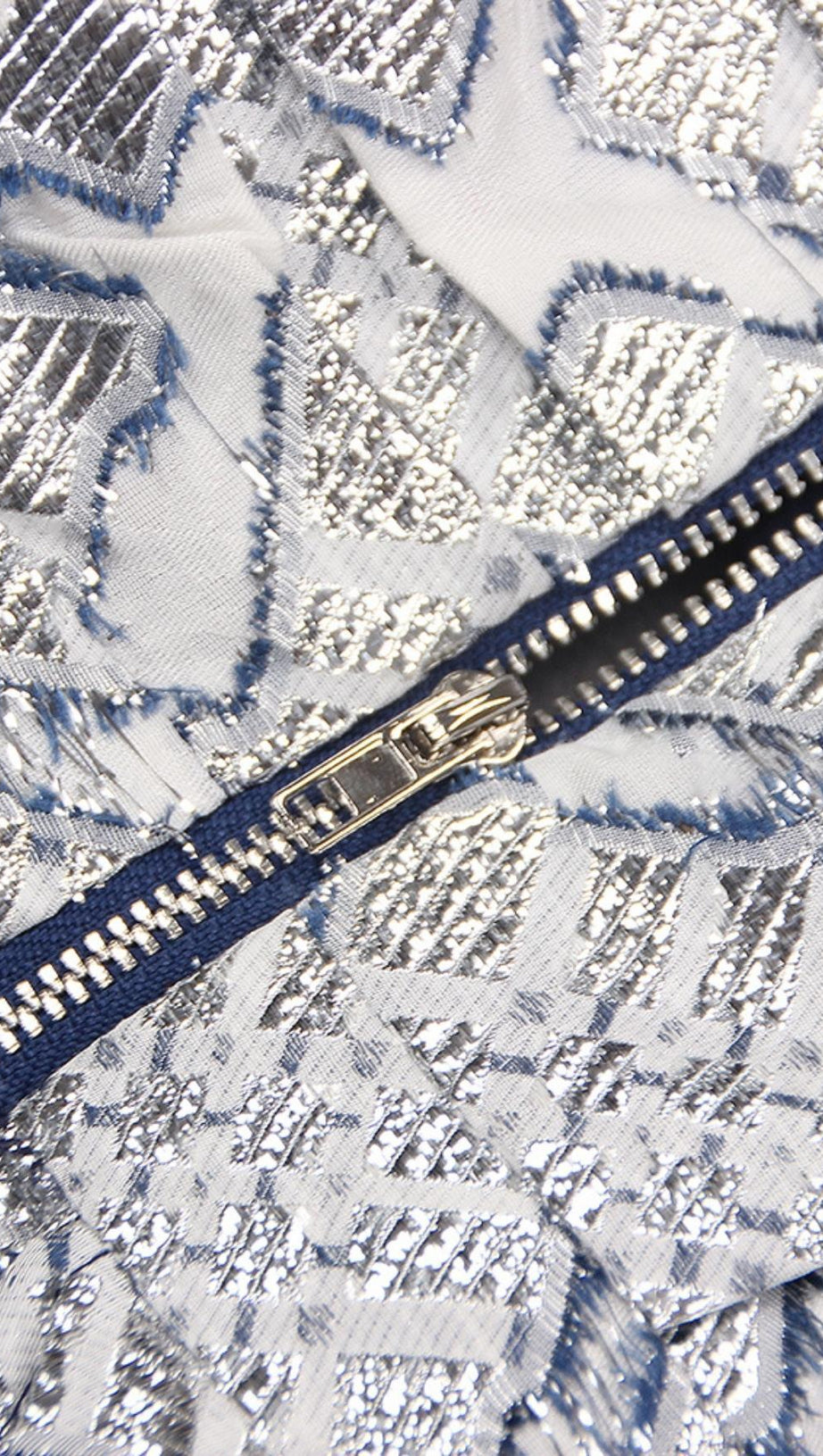 MINI ABITO JACQUARD DRAPPEGGIATO CON UNA SPALLA