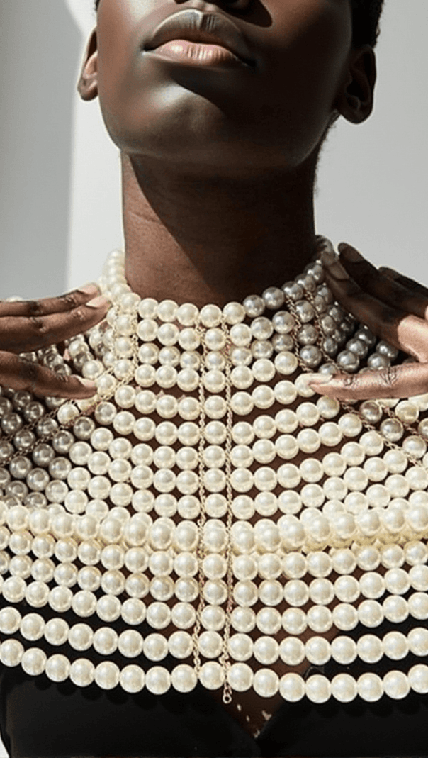 AIIZIE BRYSLYN PEARL SHOULDER CHAIN - product image
