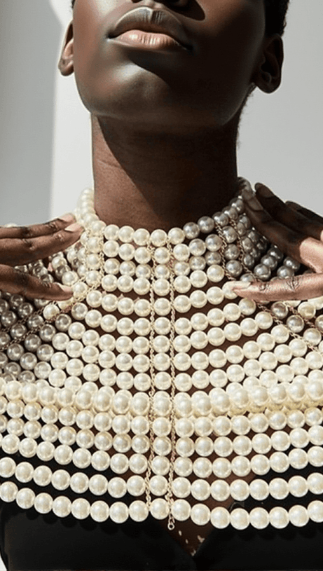 Bryslyn Perlen-Schulterkette