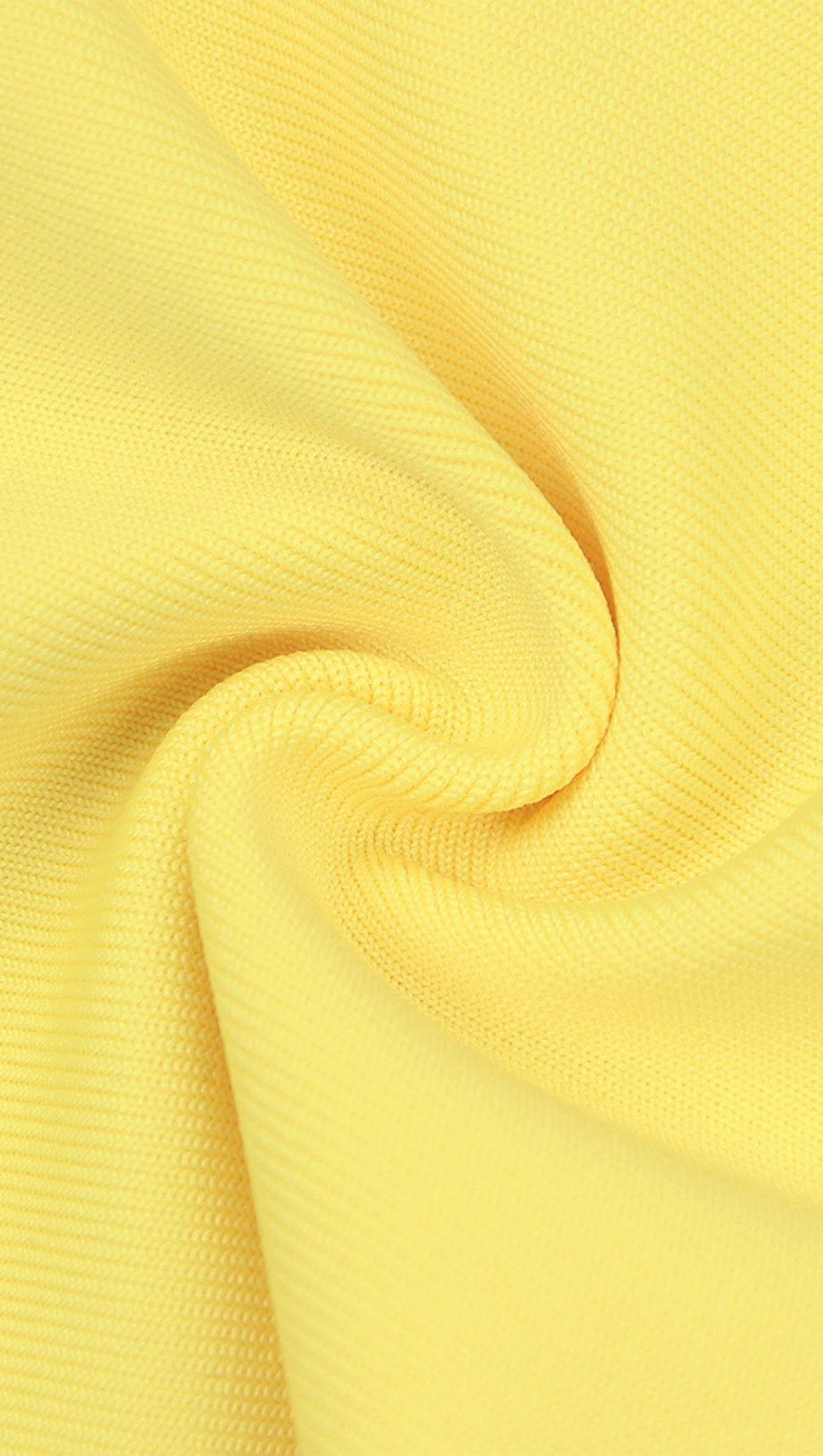 MINI ABITO CON FIORI DI CRISTALLO GIALLO