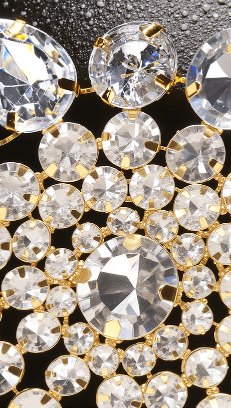 Breeann – Halskette mit Diamantfransen