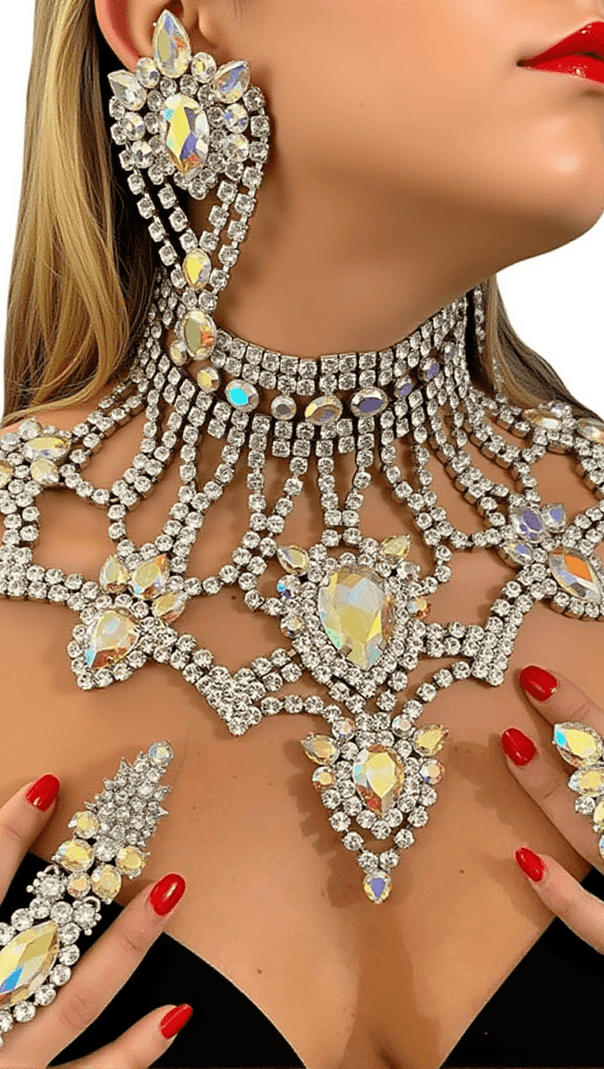 AIIZIE BRIXIE DIAMOND FLOWER ACCESSORY SET - product image