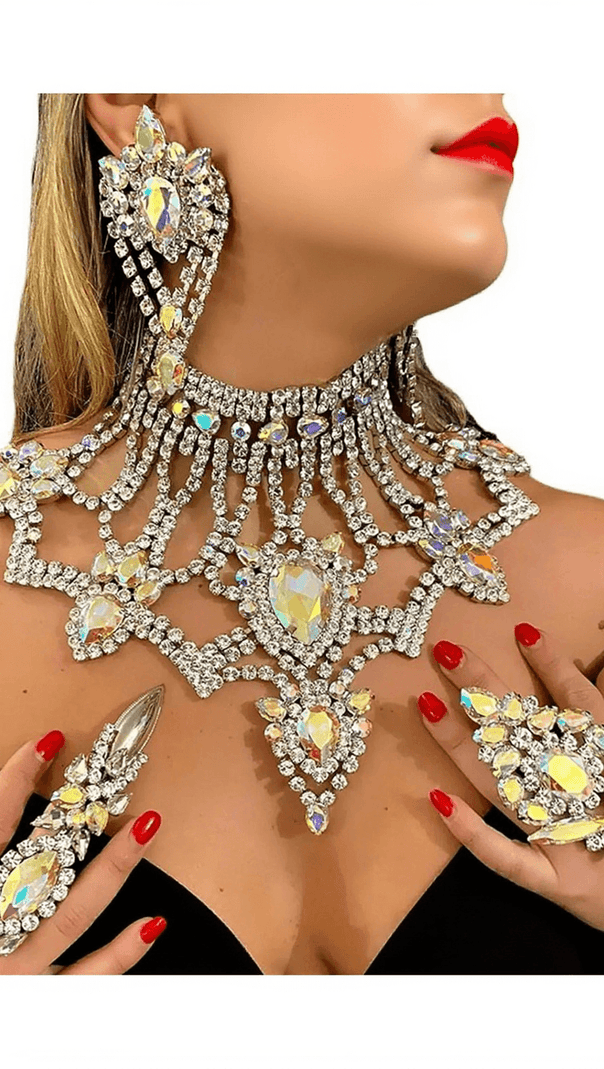AIIZIE BRIXIE DIAMOND FLOWER ACCESSORY SET - product image