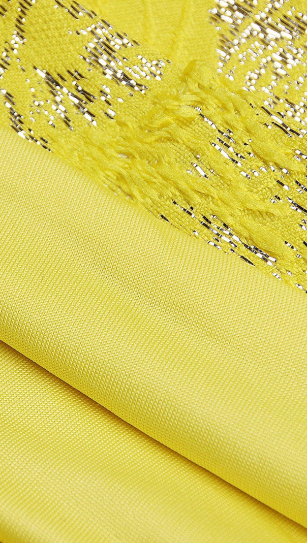 JACQUARD-ZWEITEILIGES SET IN BLAU