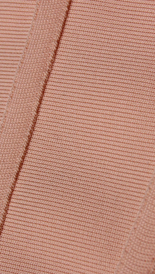 Feather Bodysuit in Blush Pink