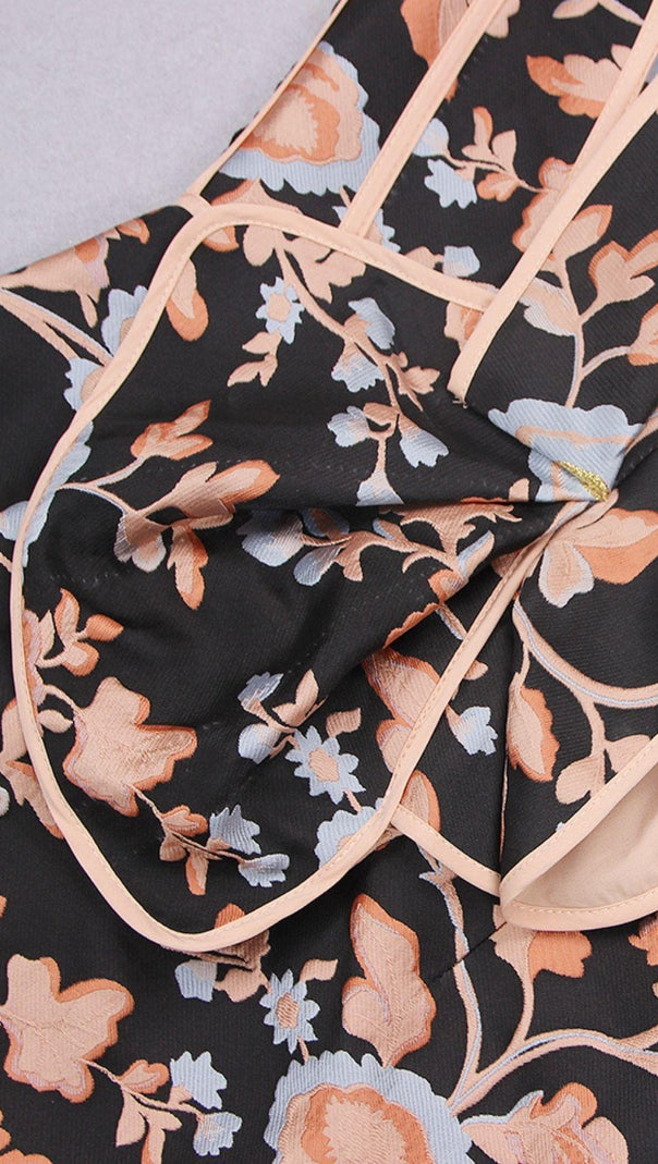 AIIZIE STRAPLESS SPLIT MIDI DRESS - product image