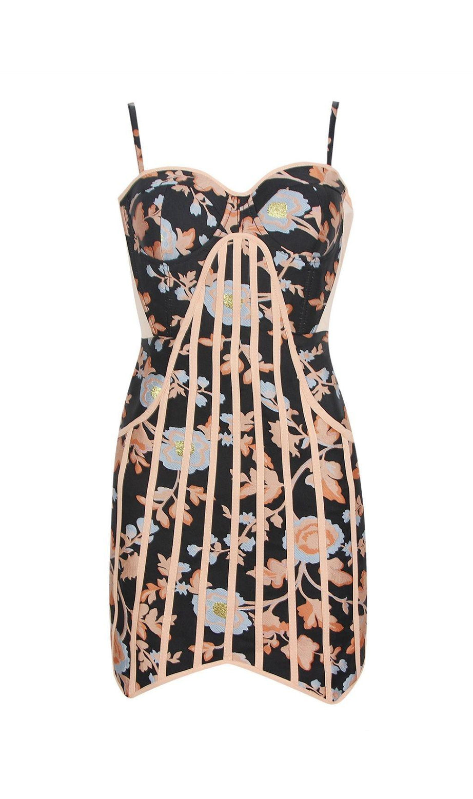 JACQUARD-MINIKLEID
