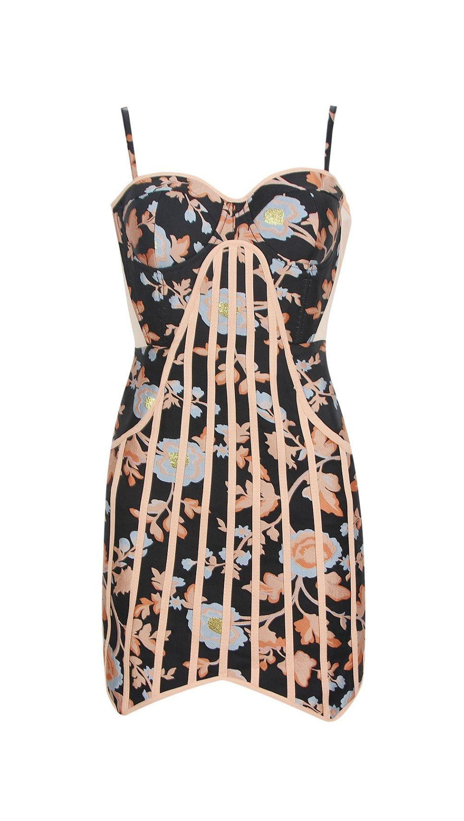 JACQUARD MINI DRESS