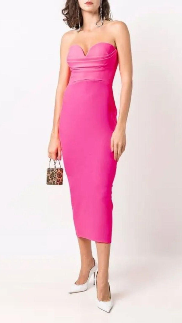 AIIZIE STRAPLESS BANDAGE DRESS - product image