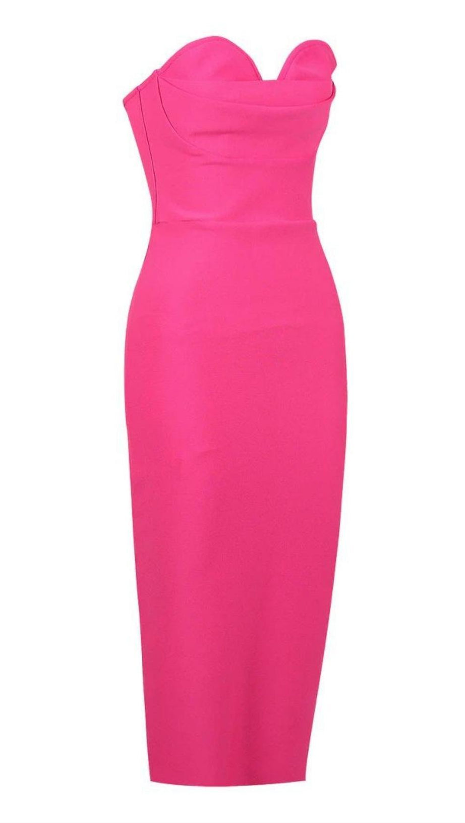 STRAPLESS BANDAGE DRESS