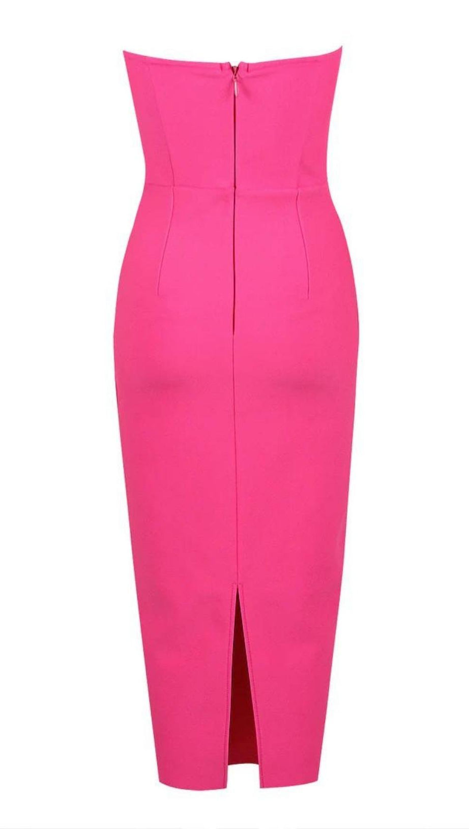 STRAPLESS BANDAGE DRESS