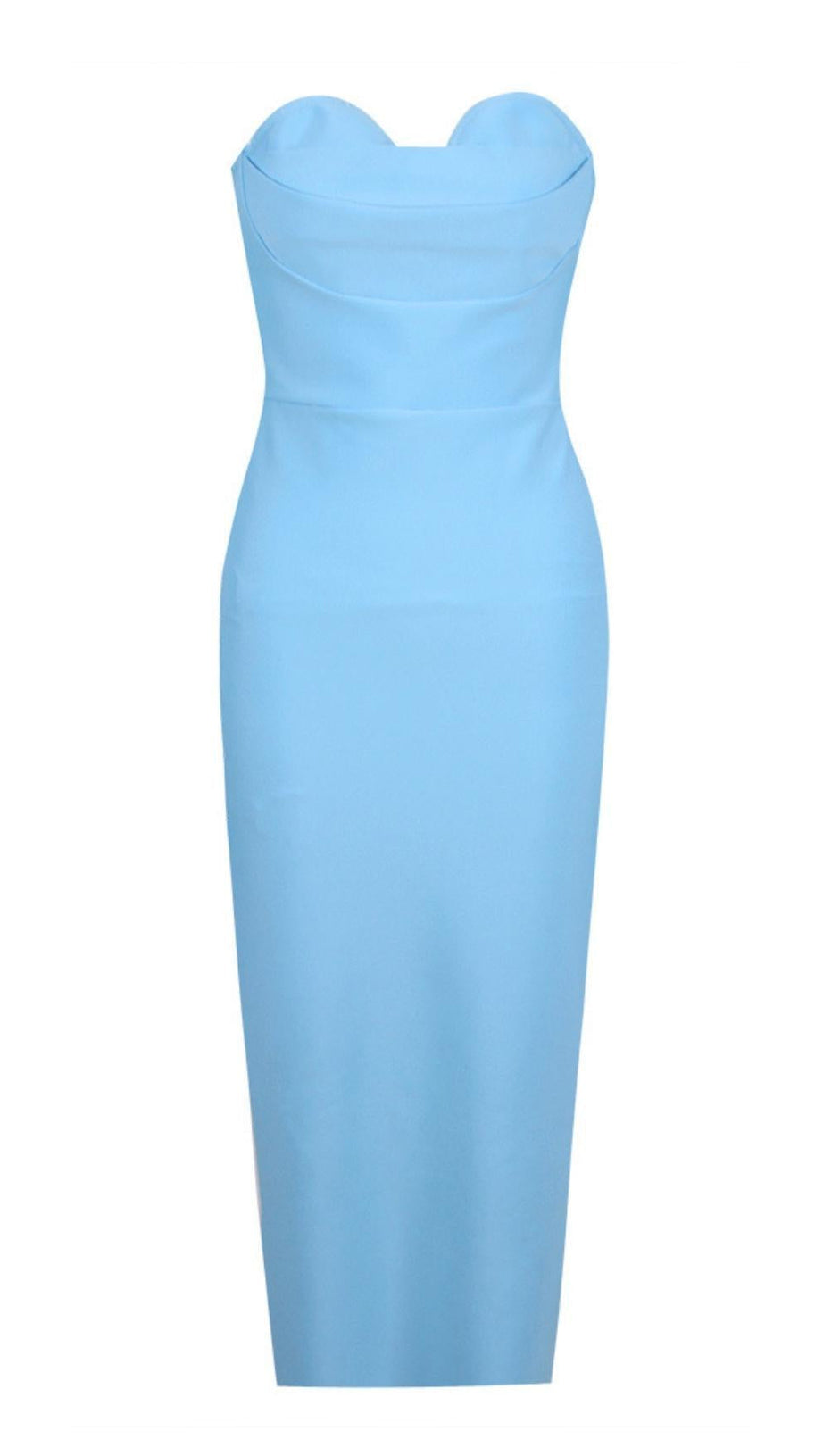 STRAPLESS BANDAGE DRESS