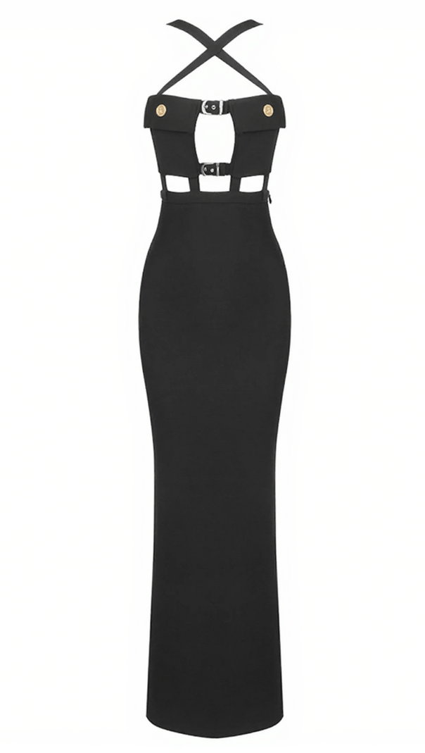 AIIZIE ANNALYN STRAP CUTOUT MAXI DRESS - product image