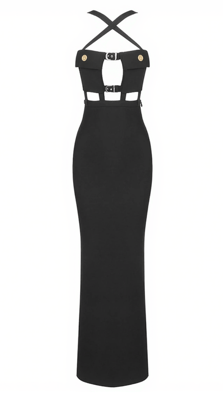 VESTITO MAXI CON CINTURINO ANNALYN