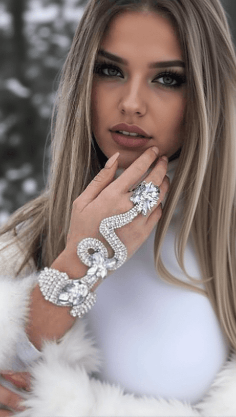 BRACCIALE ANNALYSSA SERPENTINE CON DIAMANTI
