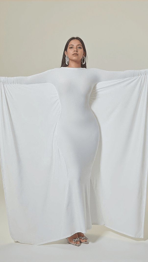 AIIZIE EIRENE DOLMAN SLEEVE MAXI DRESS - product image