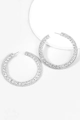 Annella Hoop Diamond Earrings