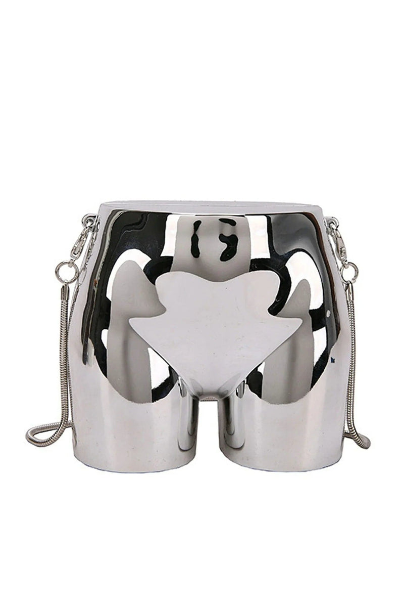 Anniston Buttocks Chain Metal Bag