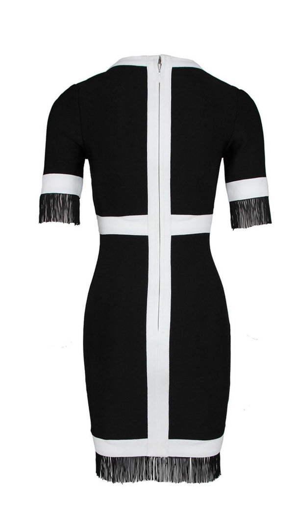 AIIZIE BANDAGE MINI DRESS IN BLACK - product image