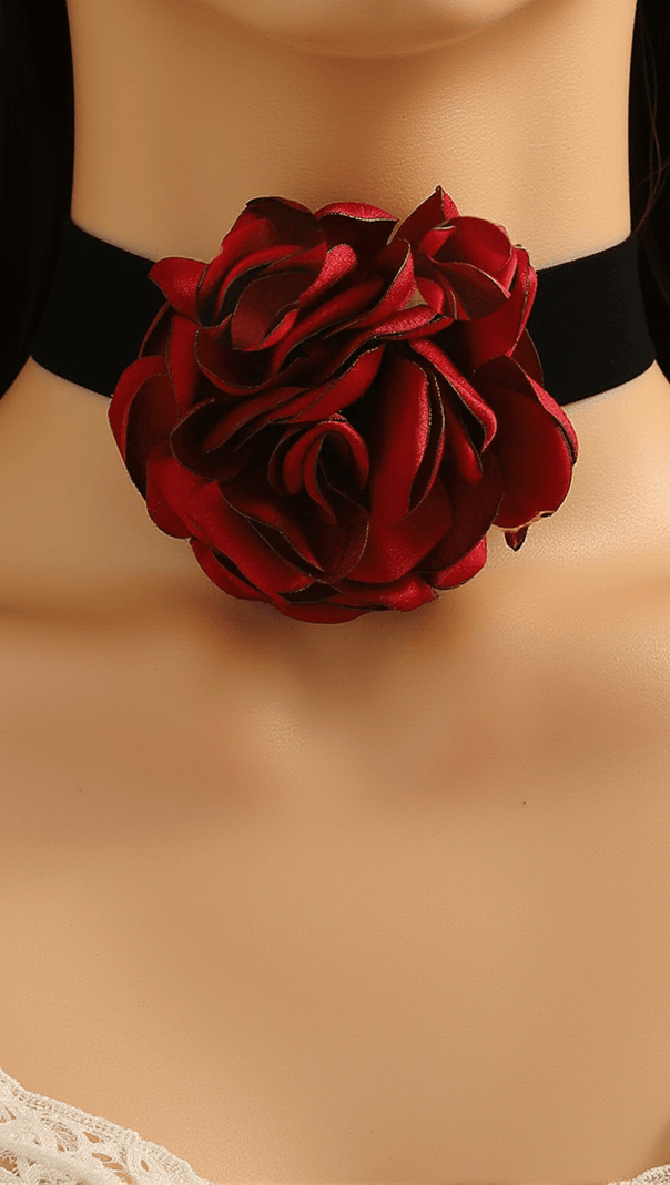 AIIZIE ANNYSTON 3D FLORAL COLLAR NECKLACE - product image