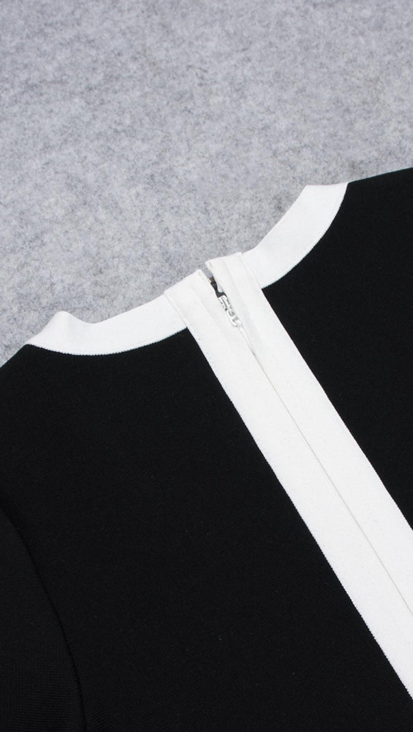 AIIZIE BANDAGE MINI DRESS IN BLACK - product image