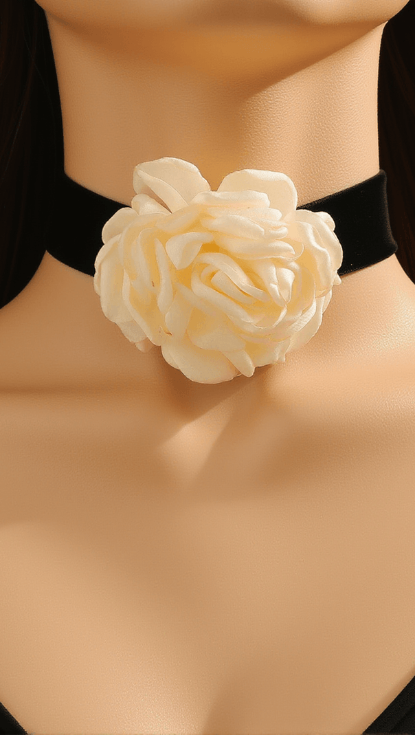 AIIZIE ANNYSTON 3D FLORAL COLLAR NECKLACE - product image
